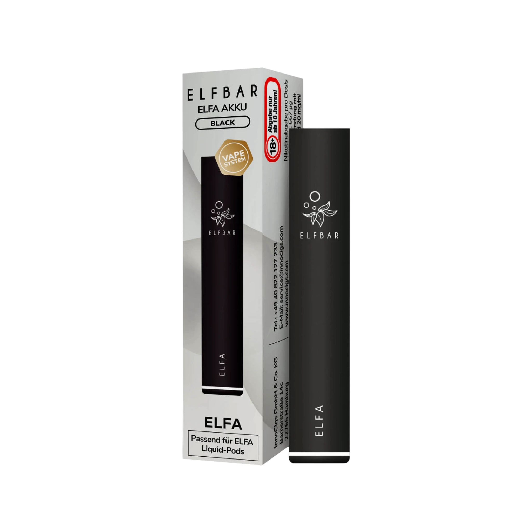 ELFBAR Elfa Basisgerät Schwarz
