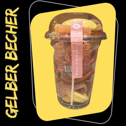 Gelber Becher 250g